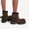 Botine Venom Mini pentru femei, în nuanța espresso deschis