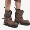 Botine Venom pentru bărbați, de culoare maro