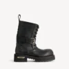 Botine Venom pentru bărbați, de culoare neagră