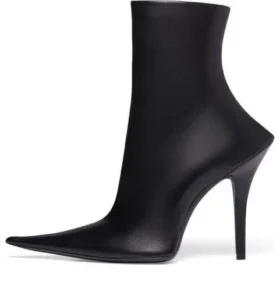 Botine Witch 110 mm „Black Sheepskin” 747603WBCW01000