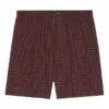 Boxeri cu imprimeu micro-tartan „Red” 6584004A8B76464
