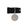 Brățară cu monedă cu logo „Negru” 656450-TZ10Z-1268