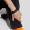 Brățară cu monedă cu logo „Negru” 656450-TZ10Z-1268