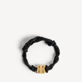 Brățară pentru femei „Nano Ribbon BB” în negru/auriu strălucitor