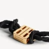 Brățară pentru femei „Nano Ribbon BB” în negru/auriu strălucitor