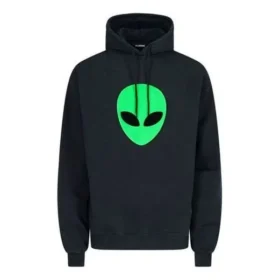 Bărbați Balenciaga SS21 Alien cu logo imprimat, grosime sporită, negru clasic 641679TJV959113