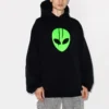Bărbați Balenciaga SS21 Alien cu logo imprimat, grosime sporită, negru clasic 641679TJV959113