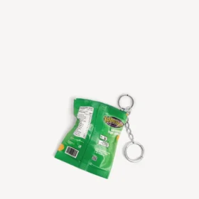 Breloc cu talisman „chips” în culoarea verde