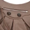 c Geantă de umăr mică Le Cagole „Maro deschis” 6713071VG9Y1212