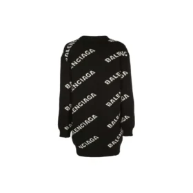 Cardigan cu logo supradimensionat „Negru” 555275T14711070