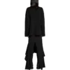 Cardigan FW23 „Tricot din lână dublu față, negru” 771671T16751000