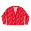 Cardigan Mini Allover Logo „Red White” 699822T32336090