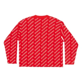 Cardigan Mini Allover Logo „Red White” 699822T32336090