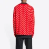 Cardigan Mini Allover Logo „Red White” 699822T32336090