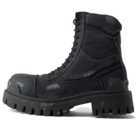 Cizme Combat Strike 20 mm „Washed Black Cotton” 694060W2H111000