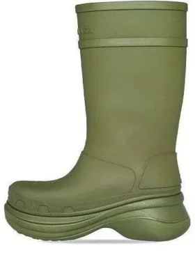 Cizme Crocs x Balenciaga „Army Green” 677384W1S8E3195