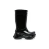 Cizme Crocs x Balenciaga cu finisaj lăcuit „Negru” 677388W1S8X