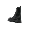 Cizme cu șireturi Rhino de 25 mm „Piele de vițel netedă neagră” 712638WBB501000