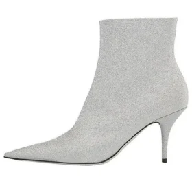 Cizme cu sclipici și cuțit de 85 mm „Silver” 579280WA7018163