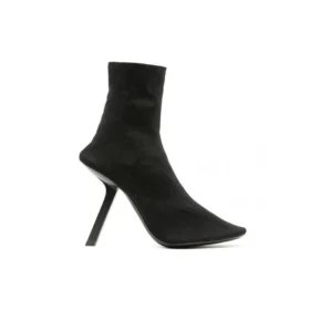 Cizme cu toc elastic de 110 mm „Black” 656522W2DR01000