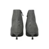 Cizme din lână cu model în carouri și vârf ascuțit „Grey” 579218W1SR01214