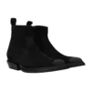 Cizme din piele de căprioară Santiago „Negru” 579736WA7301000
