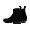 Cizme din piele de căprioară Santiago „Negru” 579736WA7301000