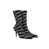 Cizme din spandex cu logo Monogram de 80 mm „Black” 549784W1P601264