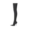 Cizme peste genunchi Knife 110 mm „Black Matte Spandex” 719816W2ES01000