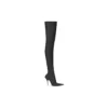 Cizme peste genunchi Knife 110 mm „Black Matte Spandex” 719816W2ES01000