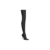 Cizme peste genunchi Knife 110 mm „Black Matte Spandex” 719816W2ES01000