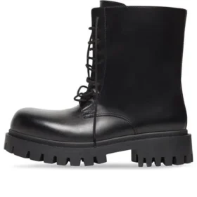 Cizme Sergent 20 mm „Piele neagră” 701394WBD401000