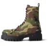 Cizme Strike 20 mm cu imprimeu camuflaj „Dark Green” 786135W2EU21028