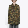 Cămașă ajustată cu imprimeu camuflaj „Green” 659027TKL142840