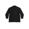 Cămașă asimetrică deconstrucționistă din colecția 23SS „Black” 720102TNP041000