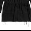 Cămașă asimetrică deconstrucționistă din colecția 23SS „Black” 720102TNP041000