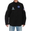 Cămașă Balenciaga x NASA Space Multi-Patch „Black” 663076TYB181000