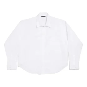Cămașă BB Classic Balenciaga, croială regulată „Alb” 796978TNM609000