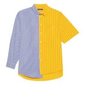 Cămașă bărbătească Balenciaga SS21 cu mâneci largi și dungi 658850TIM369086