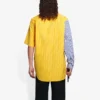 Cămașă bărbătească Balenciaga SS21 cu mâneci largi și dungi 658850TIM369086