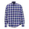 Cămașă căptușită din flanelă în carouri „Blue” 642339TKM274202