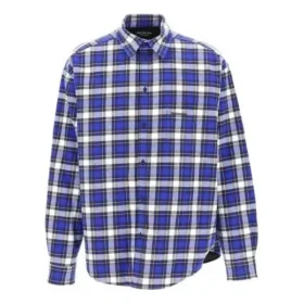 Cămașă căptușită din flanelă în carouri „Blue” 642339TKM274202