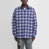Cămașă căptușită din flanelă în carouri „Blue” 642339TKM274202