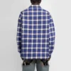 Cămașă căptușită din flanelă în carouri „Blue” 642339TKM274202