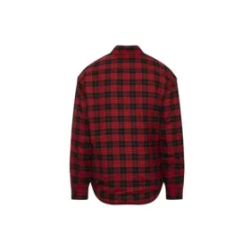 Cămașă căptușită din flanelă în carouri „Roșu” 642339TJO276167