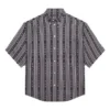 Cămașă cu dungi „Balenciaga Jeans” „Gri-negru” 647354TKL321269