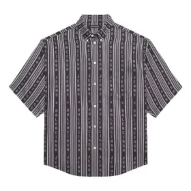 Cămașă cu dungi „Balenciaga Jeans” „Gri-negru” 647354TKL321269