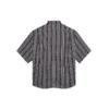 Cămașă cu dungi „Balenciaga Jeans” „Gri-negru” 647354TKL321269