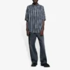 Cămașă cu dungi „Balenciaga Jeans” „Gri-negru” 647354TKL321269