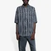 Cămașă cu dungi „Balenciaga Jeans” „Gri-negru” 647354TKL321269